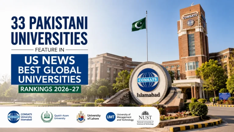 33 Pakistani Universities Included in US News Global Rankings 2026-27