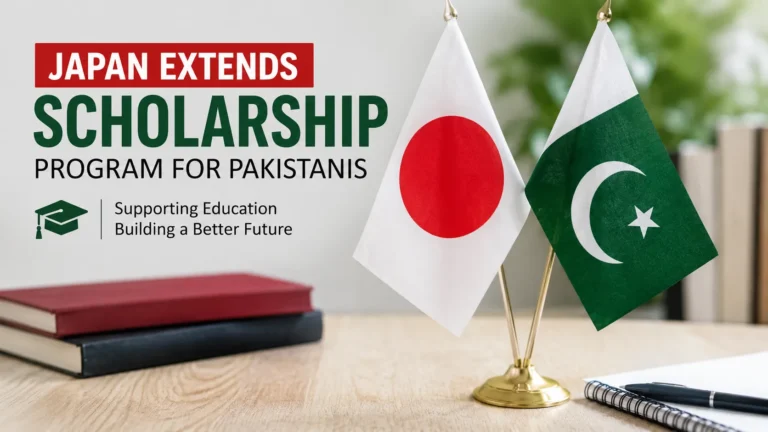 Japan Extends JDS Scholarship Support for Pakistani Government Officials