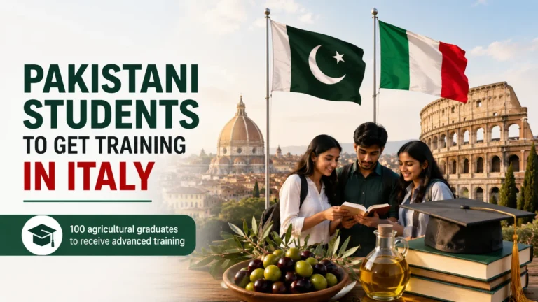 Pakistan to Send 100 Agricultural Graduates to Italy for Olive Sector Training