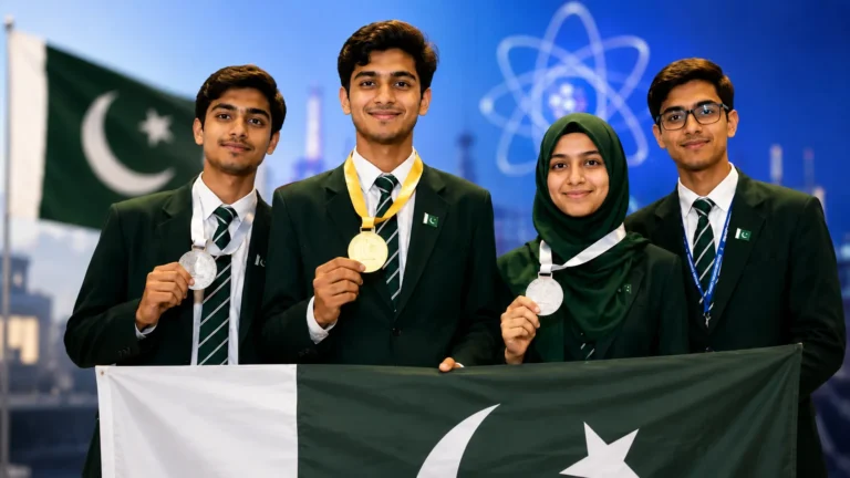 Pakistani Students Win Gold and Two Silver Medals at Nuclear Science Olympiad