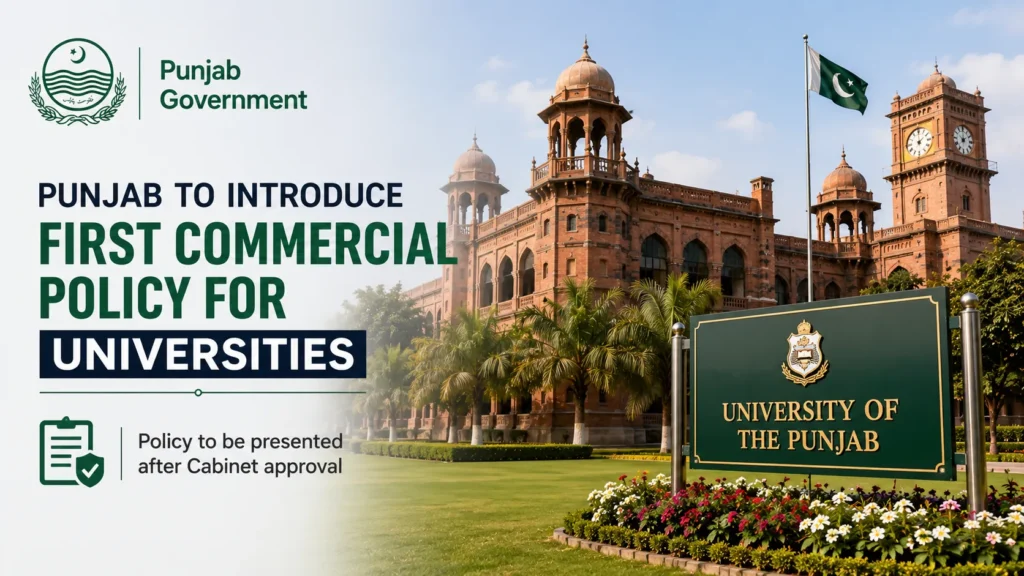 Punjab Plans New Commercial Policy for Universities