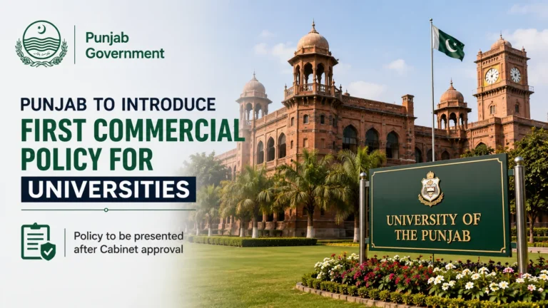 Punjab Plans New Commercial Policy for Universities
