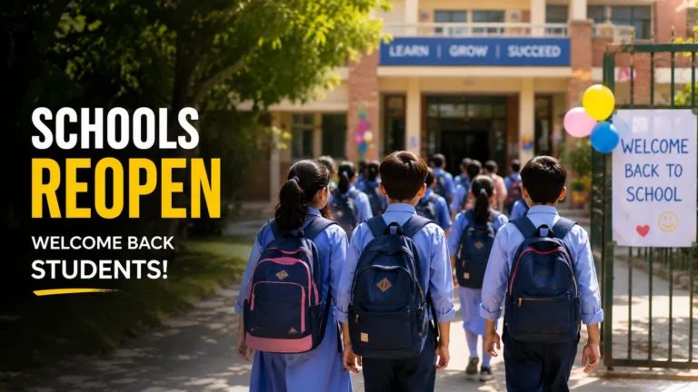 Punjab Schools Reopen After Summer Break With New Timings