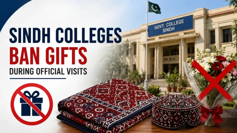 Sindh Government Colleges Told Not to Offer Gifts During Official Visits