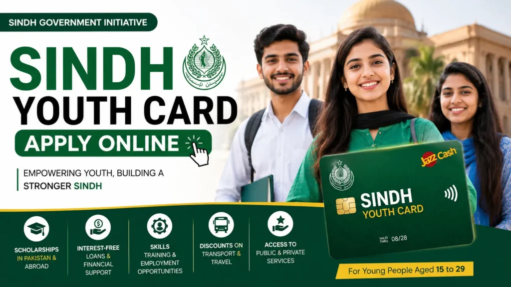 Sindh Youth Card 2026 Apply Online – Eligibility, Benefits & Registration