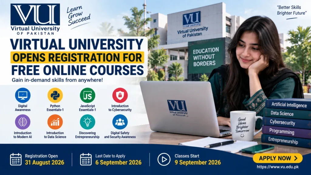 Virtual University Opens Registration for Free Online Courses in 2026